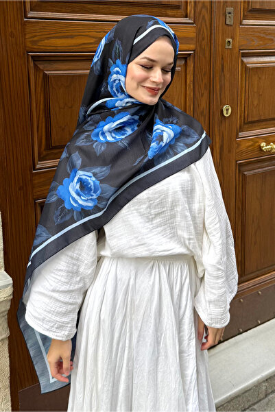 CUOCA LOUNGE Rosé Çiçek Desenli Soft Pamuk Şal