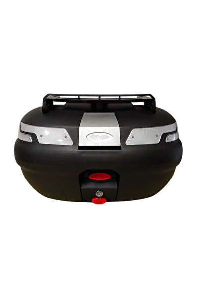 Maxem Motosiklet Arka Çanta SL 45 Litre Sırt Dayama ve Üst Bagaj Full Set Şef...