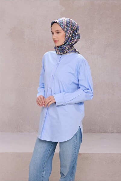 Belli Eșarfă de mătase cu model logo 4223D (Twill) Portocaliu Roz - 32