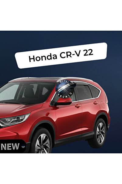 SUNPLEX Paslanmaz Krom Akrilik Cam Rüzgarlığı Honda CR-V 2022 sonrası ile uyumlu CHR-1-008-005