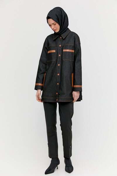 Setrms Deri Kombinli Kargo Cepli Kap