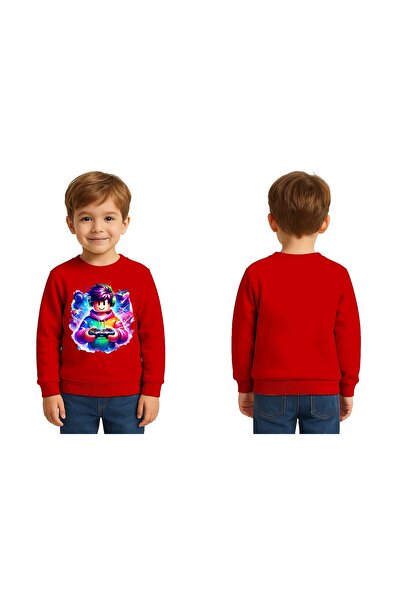 SEDİRLİ Unisex roblox cu imprimeu Copii Swae tricou 3 fire cu borduri