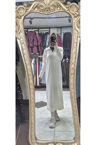 Mintaş Polo Collar Knitwear Dress