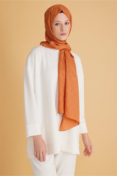 Belli FRESH MONOGRAM TURUNCU ŞAL 3