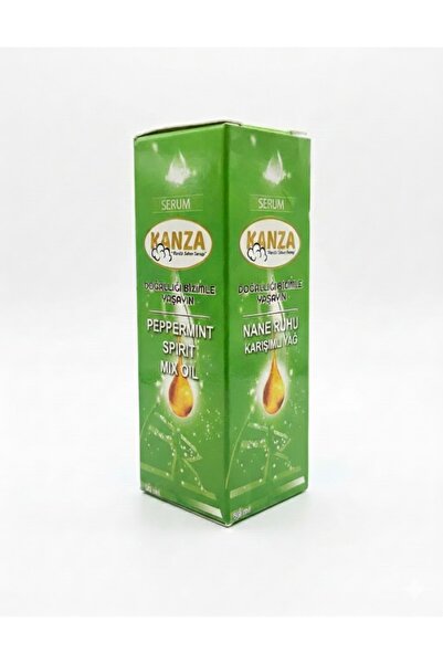 Kanza Doğal Nane Ruhu Karışımı Konsantre Yağ - 50 ml Ferahlatıcı Mentol Etkil...