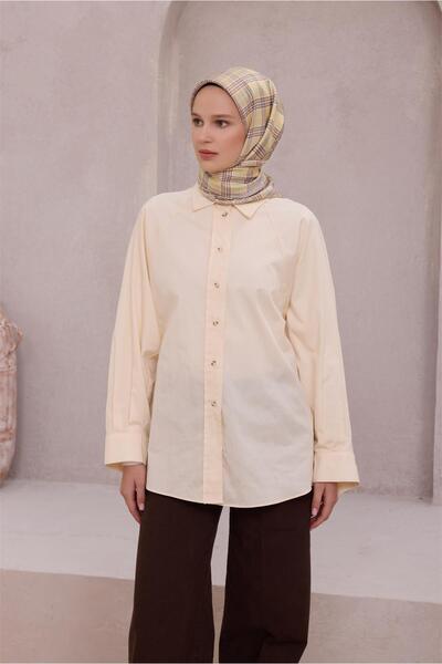 Belli Καρό Μεταξωτό Φουλάρι 4218D (TWILL) ΜΠΕΖ - 06