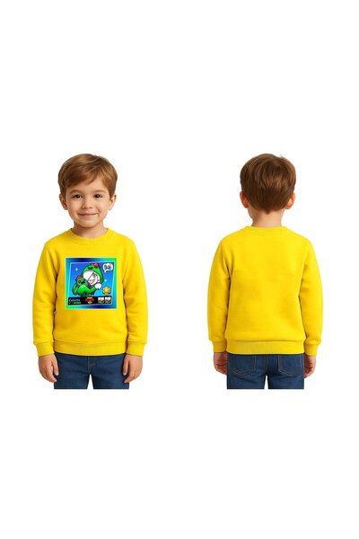 SPIDERMAN Unisex Brawl Stars με τύπωμα Παιδικό φούτερ με 3 κλωστές με ανάγλυφο