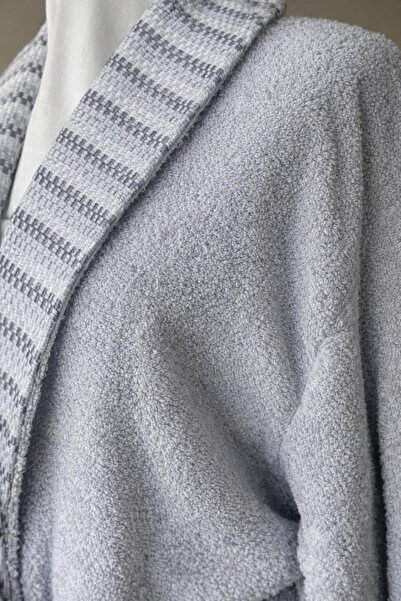 GOLDROOM روب حمام طبيعي 100% قطن. (منشفة وجه 50*90 سم مع هدية)