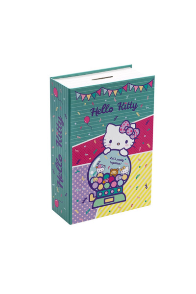 GiFi Kuromi & Hello Kitty Lisanslı Kitap Görünümlü Kilitlenebilir Gizli Kasa