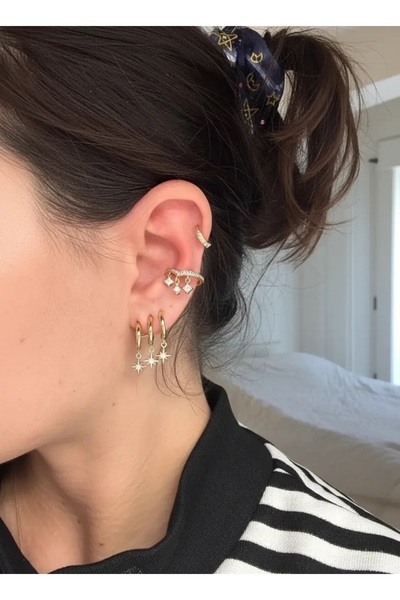 Twenty Eight Dangle Cartilage Earrings