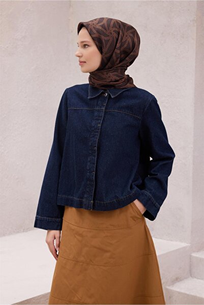 Belli ГЕОМЕТРИЧНИЙ ВЗОРЕЦЬ ШОВКОВИЙ ШАРФ 4221D (TWILL) КАВОВИЙ - 84