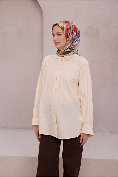 Belli Eșarfă Tivil din mătase pură 4216 - 05 Model abstract albastru deschis