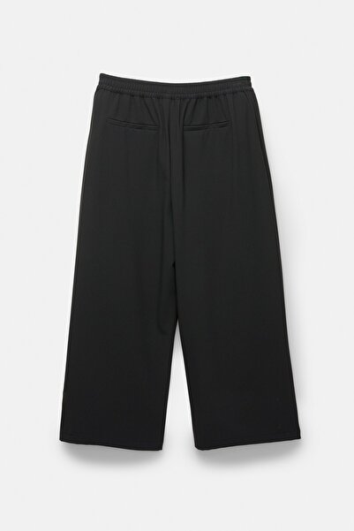 Pull & Bear Dökümlü culotte pantolon