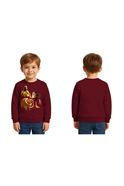 SEDİRLİ Unisex Braınrot cu imprimeu Copii Swae tricou 3 fire cu borduri