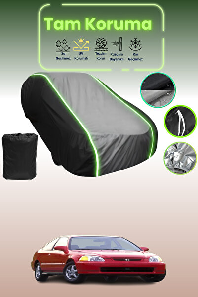 Dokaca Neo غطاء حماية متوافق مع سيارة هوندا سيفيك كوبيه قماش مجدّل من 1994 إل...