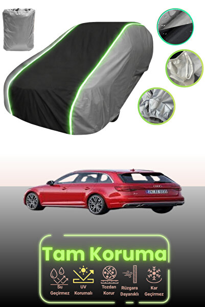 Dokaca Neo غطاء حماية للسيارة باللون الرمادي والأسود والرمادي النيون قماش مجد...