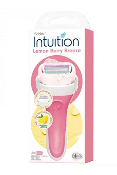 CHIC شفرات حلاقة برائحة الليمون والتوت من إنتويشن، 4 شفرات