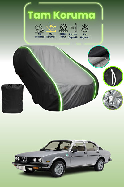 Dokaca Neo غطاء حماية متوافق مع سيارة ألفا روميو ألفيتا 1979 - 1984 باللون ال...