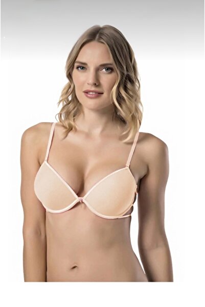 Le Jardin Kadın Cappuccino push-up DOLGULU Taş detaylı Biyeli Arkası Dekoltel...