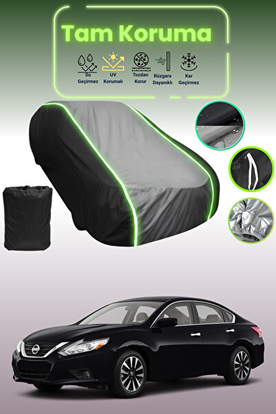 Dokaca Neo غطاء حماية متوافق مع سيارة نيسان ألتيما V باللون الأسود_الرمادي_ال...