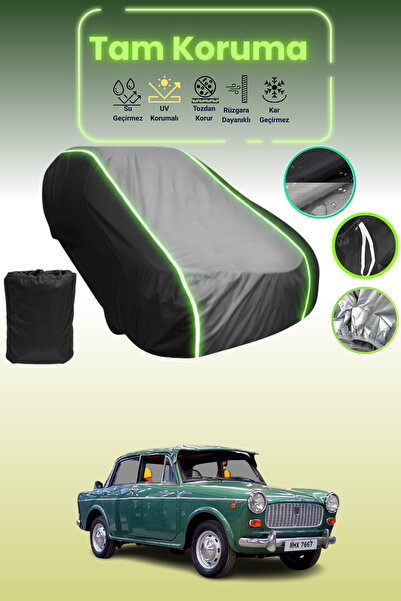 Dokaca Neo غطاء حماية متوافق مع سيارة فيات بريمير بادميني قماش مجدّل باللون ا...