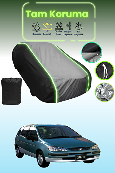 Dokaca Neo غطاء حماية متوافق مع سيارة تويوتا كورولا سباسيو قماش مجدّل باللون ...