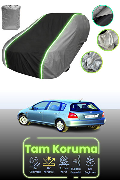 Dokaca Neo غطاء حماية للسيارة باللون الرمادي والأسود والرمادي النيون قماش مجد...