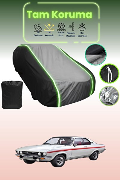 Dokaca Neo غطاء حماية متوافق مع سيارة أوبل مانتا A باللون الأسود_الرمادي_الأس...