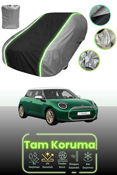 Dokaca Neo غطاء حماية للسيارة باللون الرمادي والأسود والرمادي النيون قماش مجد...