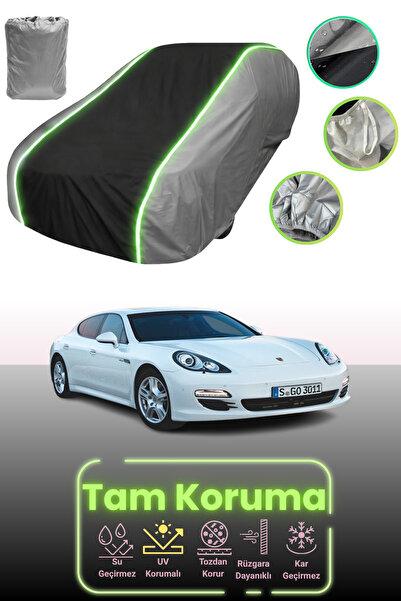 Dokaca Neo غطاء حماية للسيارة باللون الرمادي والأسود والرمادي النيون قماش مجد...