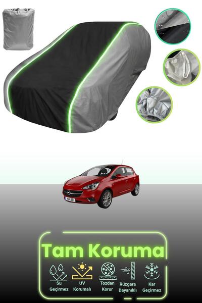 Dokaca Neo غطاء حماية للسيارة باللون الرمادي والأسود والرمادي النيون قماش مجد...