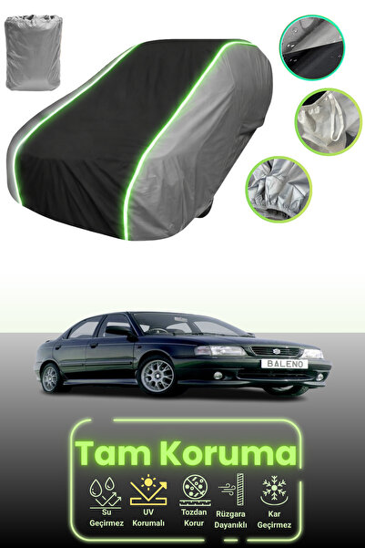 Dokaca Neo غطاء حماية للسيارة باللون الرمادي والأسود والرمادي النيون قماش مجد...