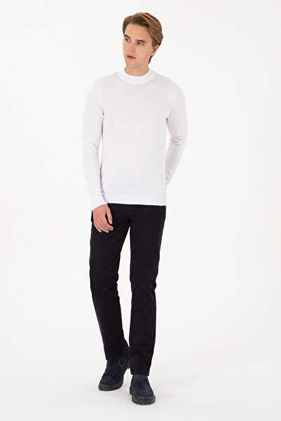 U.S. Polo Assn. Men's Navy Blue Canvas Trousers 50310367-Vr033