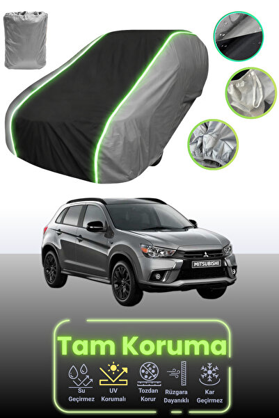 Dokaca Neo غطاء حماية للسيارة باللون الرمادي والأسود والرمادي النيون قماش مجد...