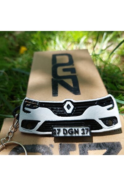 DGNOTO Renault Megane 4 (2D) Slüet Kişiye Özel Anahtarlık