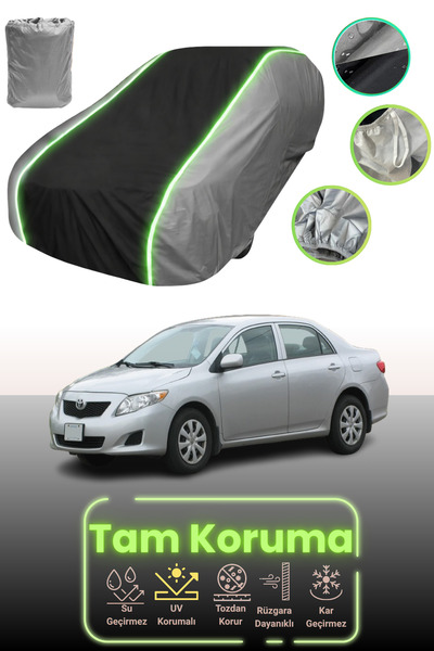 Dokaca Neo غطاء حماية للسيارة متوافق مع تويوتا كورولا 2010 - 2013، لون رمادي،...