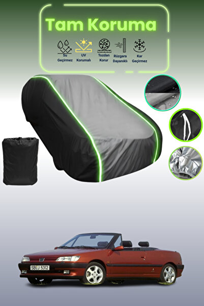 Dokaca Neo غطاء حماية متوافق مع سيارة بيجو 306 كابريوليه 1997 - 2003 باللون ا...