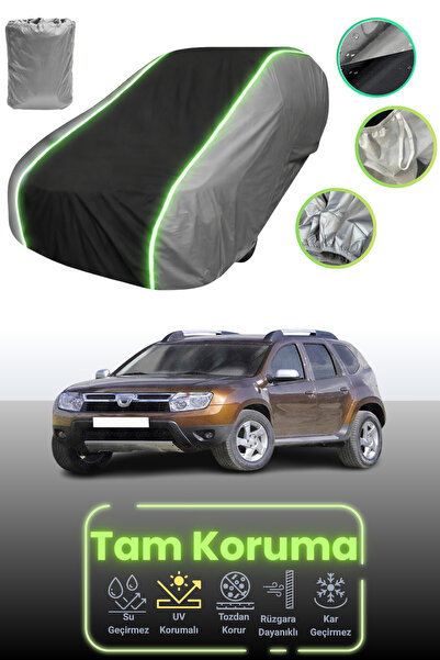 Dokaca Neo غطاء حماية للسيارة باللون الرمادي والأسود والرمادي النيون قماش مجد...