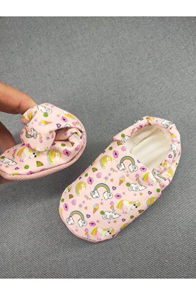 LOOVE BEBE Baby Girls Boys Patterned Elastic Ergonomic Home Nursery Booties S...