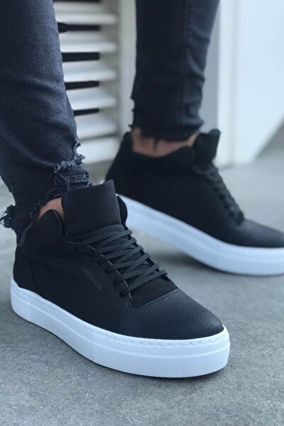 Chekich CH004 - حذاء CBT Hıde للرجال باللون الأسود