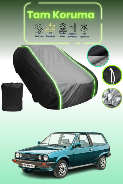 Dokaca Neo غطاء حماية متوافق مع سيارة فولكس فاجن بولو قماش مجدّل ذات الثلاثة ...