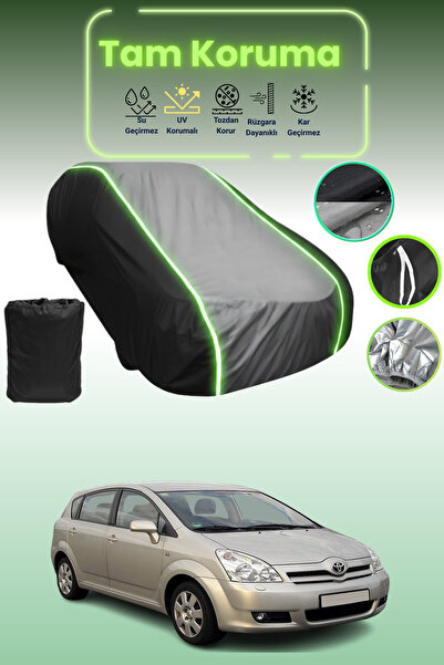 Dokaca Neo غطاء حماية متوافق مع سيارة تويوتا كورولا فيرسو قماش مجدّل باللون ا...