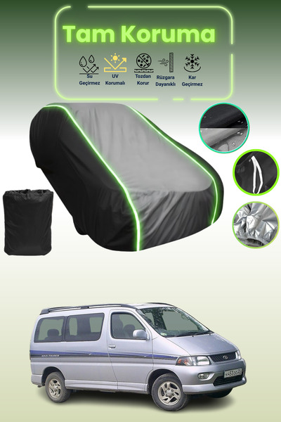 Dokaca Neo غطاء حماية متوافق مع سيارة تويوتا هايس ريجيوس قماش مجدّل باللون ال...