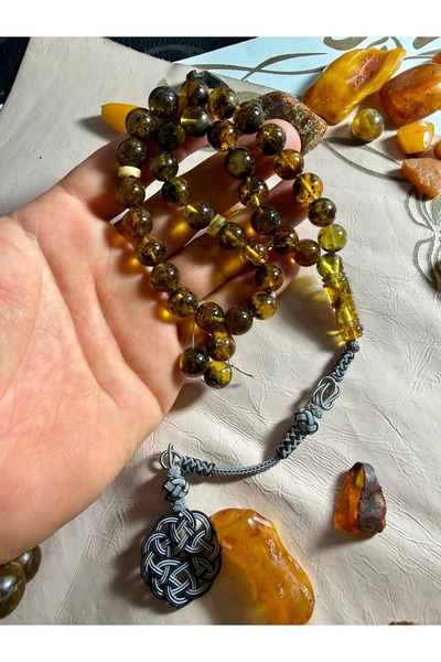 Damla Kehribarcılık Harika Orjinal Fosilli Damla Kehribar