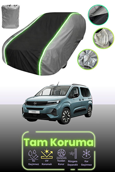 Dokaca Neo غطاء حماية للسيارة باللون الرمادي والأسود والرمادي النيون قماش مجد...