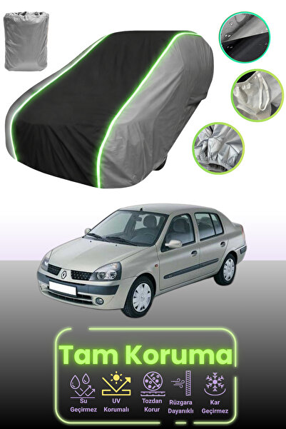 Dokaca Neo غطاء حماية متوافق مع رينو كليو سيمبول/ثاليا 2002 - 2006 باللون الر...