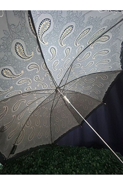 snotline Kadın Uzun Baston Şemsiye Desenli Askılı