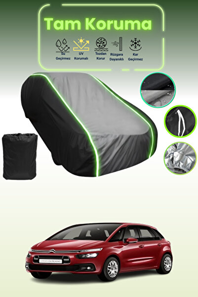 Dokaca Neo غطاء حماية متوافق مع سيارة سيتروين سي4 بيكاسو 2010 - 2021 باللون ا...