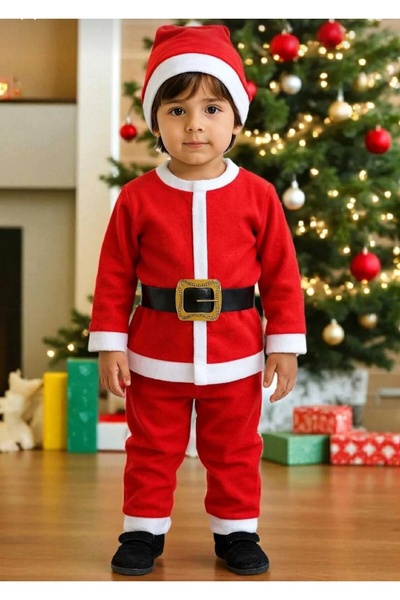 Kids Noel Baba kostümü