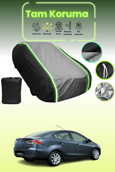 Dokaca Neo غطاء حماية متوافق مع سيارة مازدا قماش مجدّل / ديميو - سيدان 2008 -...